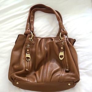 B. Makowsky leather shoulder bag